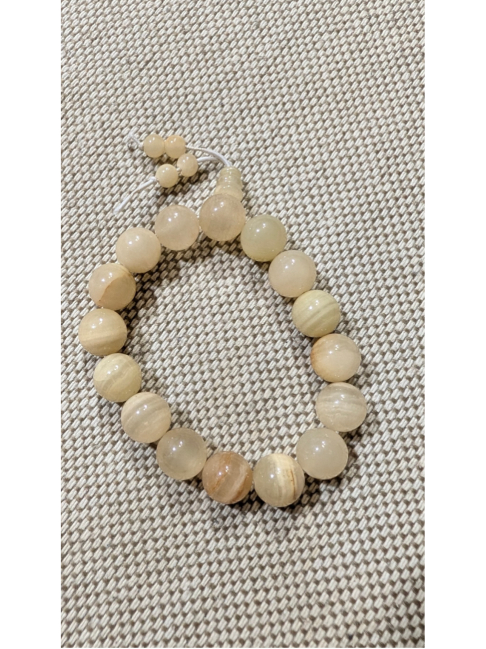 Women's Unbranded Beaded Bracelet One Size Beige Brown